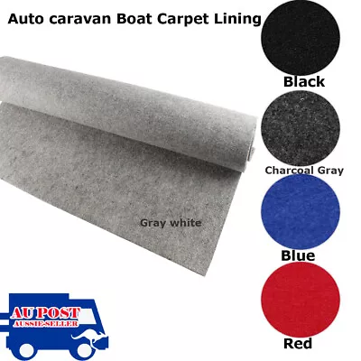$26.31 • Buy Auto Boat Marine Carpet Underfelt Garage Floor Ute Trunk Bed Boot Lining Rebuild