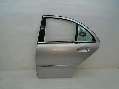 01-05 Mercedes C320 W203 Rear Left Driver Side Door Shell Silver OEM DK806361 • $142.50