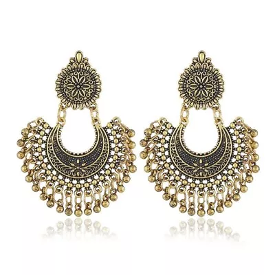 Pendant Earrings Jhumka Indian Ethnic Bollywood Dangle Earrings Jewelry • $15.52