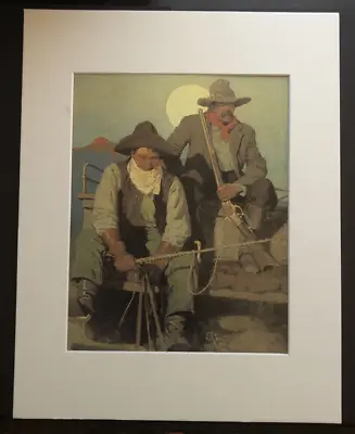 N. C. Wyeth  The Pay Stage  11 X 14 Matted Print-1909 • $24.99