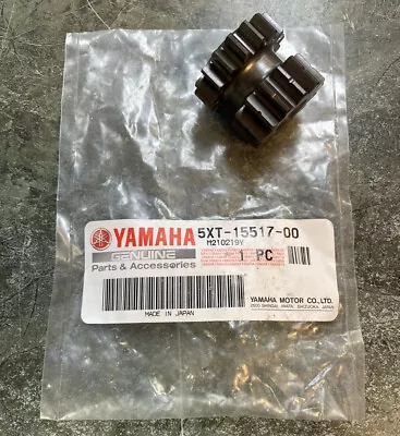 Yamaha Engine Starter Motor Idler Gear #2 Raptor 250 XT250 OEM 5XT-15517-00-00 • $51.95