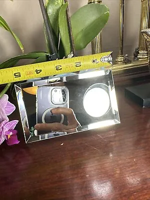 Mirror Crystal Display Mirror Excellent Condition 3x5 • $19.99