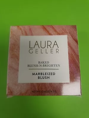 🍒Laura Geller Baked Blush-N-Brighten Marbleized Blush  Pink Buttercream 💯% New • £21.90