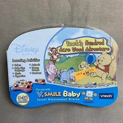 Pooh's Hundred Acre Wood Adventure (Vtech V.Smile Baby) Infant Development Game • $4.99