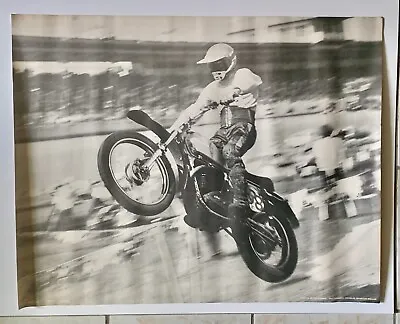 $64.99 • Buy Vintage Poster Dirt Bike Motocross Motorcycle 1972 Cycle Graphics 24”x30”