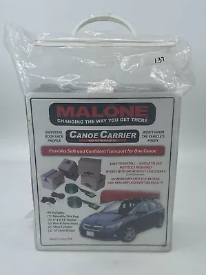 $24.99 • Buy Malone Canoe Carrier Vehicle Roof Top Transport Kit MPG175 Standard Bottom.