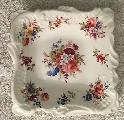  Bone China Shallow Dish Floral Design Hammersley Made In England • £9.97
