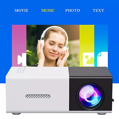 $54.99 • Buy WiFi Projector Mini Portable 1080P HD Wireless Home Theater Movie Projector