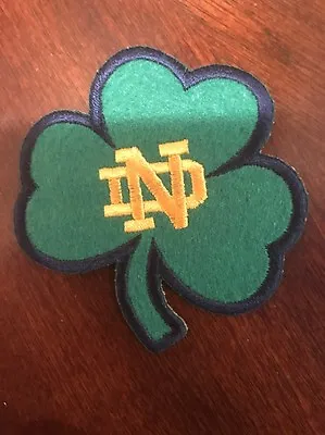 Notre Dame Fighting Irish Vintage Embroidered Iron On Patch 3  X 3  • $6.59