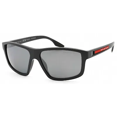 $279 • Buy Prada Sport 0PS 02XS UFK07H Tinted Grey Rubber / Dark Grey Polarized Sunglasses