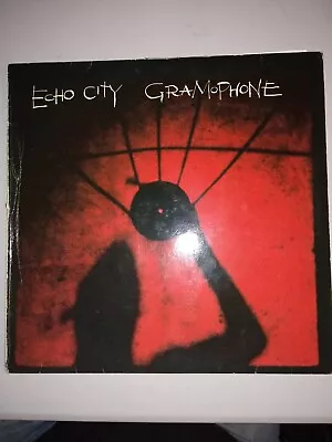 Echo City - Gramophone - 1987 LP Very Rare White Vinyl Record With Postcards  • $25