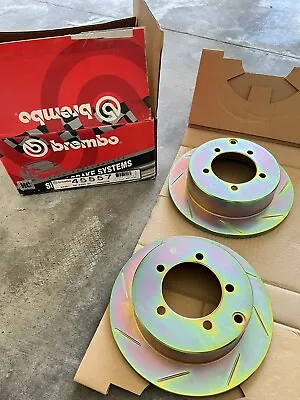 Brembo Sport Rear Slotted Brake Rotor 95-97 Eagle Talon 95-99 Eclipse Turbo AWD • $220