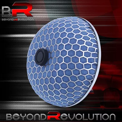 3  Mushroom Short & Cold Air Filter Turbo Blue Foam Honeycomb Steel Mesh Upgrade • $18.99