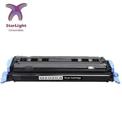 Black Toner Cartridge Q6000A  Fits For HP Color LaserJet 2605 CM1000 • £21.89