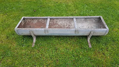 Vintage Heavy Duty Galv Trough Ideal Planter Holes Drilled Free Delivery! • £85