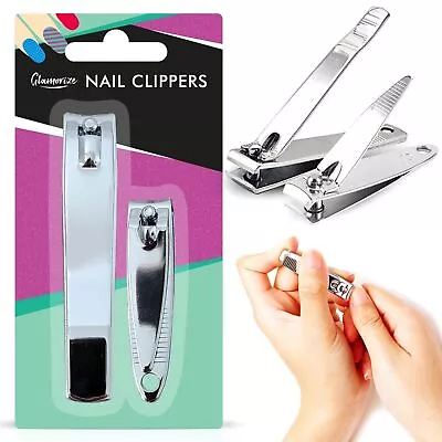 2pk Toe Nail Clippers Heavy Duty Large Big Cutters Set For Trimmer Nipper Finger • £2.79