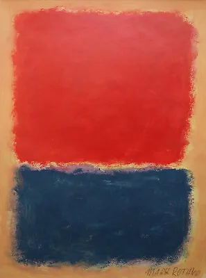 Fine Unique Painting – Expressive Composition Signed Mark Rothko W COA • $600