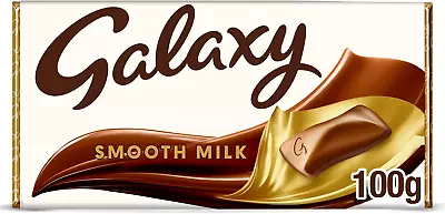 Galaxy Smooth Milk Chocolate Bar  100g • £2.50