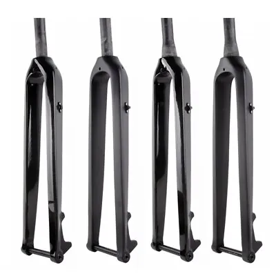 Carbon MTB Bike Mountain Front Fork 29er Thru Axle 15*100mm Disc Froks Matte • $79.99