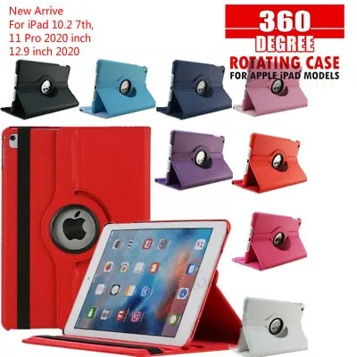 $11.95 • Buy 360 Rotate Leather Case Cover For Apple IPad 4/3/2 9th 8th 7th 6th Gen Air1 2 