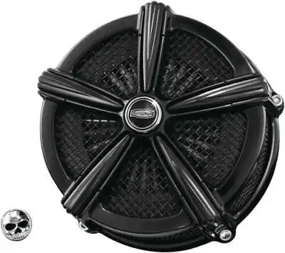 Kuryakyn Hi-Five Mach 2 Air Cleaner Black 9555 41-9191 Standard 9555 Kur9555 • $282.39