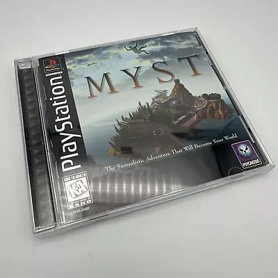 Myst (Sony PlayStation 1 1996) - CIB With Reg Card - Free Shipping - EXCELLENT • $34.99