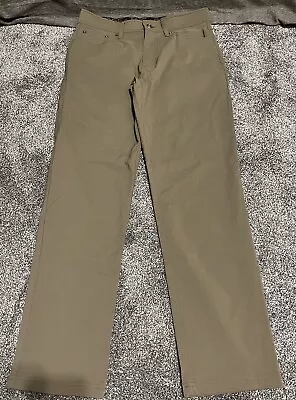 Gerry Pants Men's 32x32 Venture Commuter Stretch Green Army Olive Hiking Active • $24.95