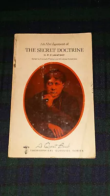 The Secret Doctrine By Helena P Blavatsky • $25.26