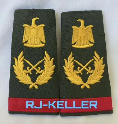 Iraqi Army Military Field Marshal General Officers Shoulder Boards Epaulettes LG • $21.97