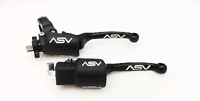 ASV Black F3 Unbreakable Brake + Clutch Levers Kit Yamaha Raptor 700 YFZ450R • $159.95