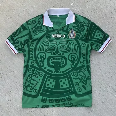 Vintage 1998 Mexico Retro Soccer World Cup Jersey BNWT ABA Sports Kit  • $50