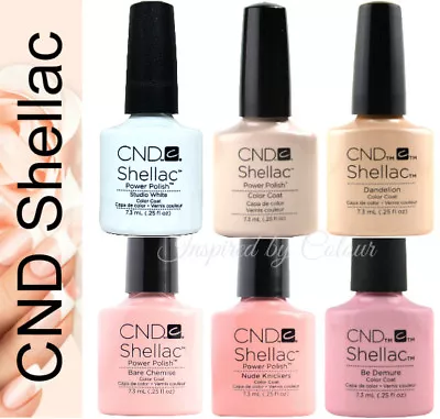 CND Shellac Power Polish Gel ● Colours For FRENCH MANICURE  • $26.95