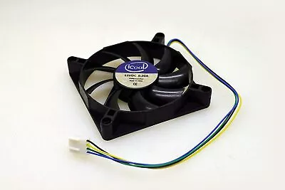 ICool 12V Computer Fan 80MM X 80MM X 15MM 4-Wire / 4-Pin PWM Connector Plug • $9.99