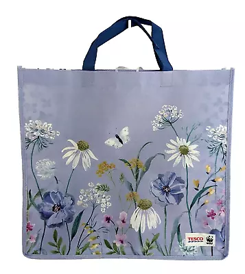 Tesco Large WWF Nature Flowers Ladybird Butterfly Shopping/Tote Recycled Bag NEW • £7.82