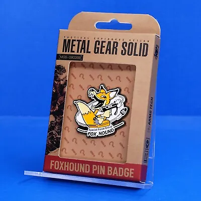 Metal Gear Solid FOXHOUND Limited Edition Enamel Pin Badge Art Figure MGS Snake • $9.99