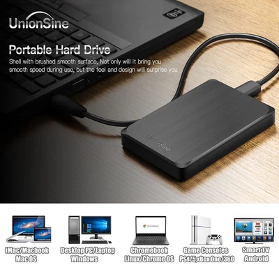 Expansion Hard Drive 2.5in USB 3.0 SATA HDD External Storage Memory Drive 750GB • £24.99