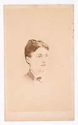 ANTIQUE CDV CIRCA 1870s S.D. GRIFFIN GORGEOUS YOUNG LADY IN DRESS MESHOPPEN PA. • $9.99