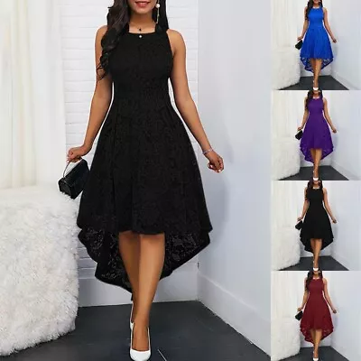 £21.33 • Buy Ball Gown Dress Evening Prom Party Irregular Skirt Ladies Summer Women