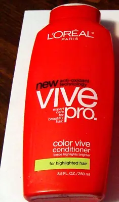 Loreal Vive Pro Color Vive Conditioner For Highlighted Hair 8.5 Oz • $23.47