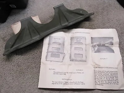 WW2 US Packboard Frame Shelf Attachment W/ Instruction Sheet 1944 BENCO NOS • $19.95