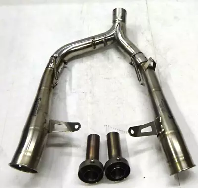 Kawasaki Z1000sx Z1000 Akrapovic Titanium Gp Series Megaphones Exhaust  End Can • £420