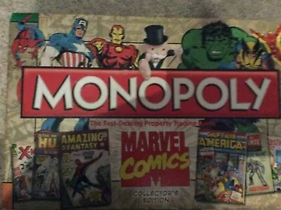 MONOPOLY MARVEL COMICS COLLECTORS EDITION COMPLETE Free PP • £15