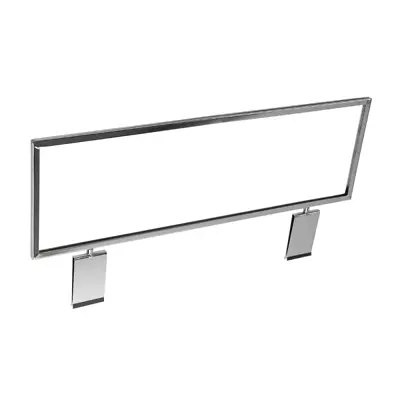 Grid Wall Poster Holder Or Gridwall Mesh Sign Holder Chrome Or Gridwall Header • £9.45