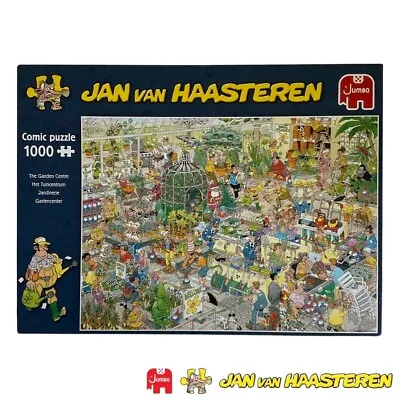 Jan Van Haasteren 1000 Piece Jigsaw - The Garden Centre - Complete Comic Puzzle • £8.49