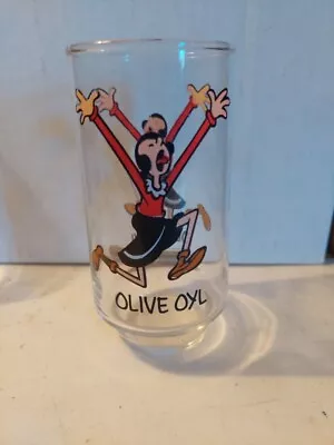 Vintage ~ 1975 POPEYE Coca Cola Kollect-A-Set Series Drinking Glass 'Olive Oyl' • $5
