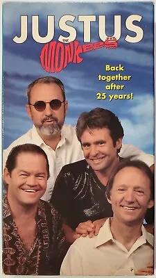 Justus By The Monkees VHS Tape 1997 Rhino Video Interviews TV Show 30 Minutes • $8