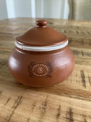 Mamma Ro Italy Classic TRINKET/SUGAR BOWL W/LID Terracotta Stoneware 4  • $18.99