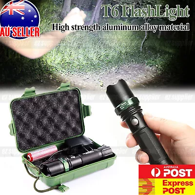 6000K T6 Super Bright  Tactical Flashlight LED Camping Torch Light 3 Mode HOT • $12.96