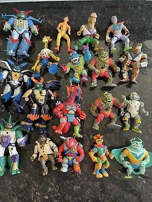 Vintage Lot Of 45 Teenage Mutant Ninja Turtles Action Figures TMNT 80s 90s • $710