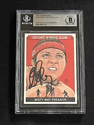 Misty May-treanor  2010 Sportkings Signed Autographed Card Beckett Bas Authentic • $79.95